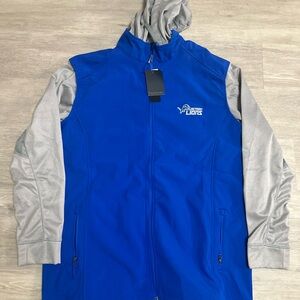 **NEW** Detroit Lions Dunbrooke Black Jacket with Gray Lining sz 2XL